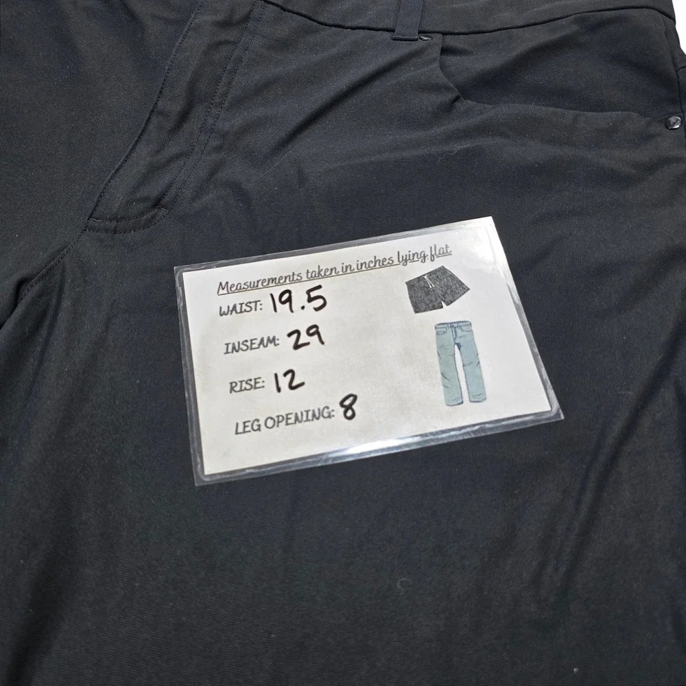 VRST Commuter Pants Mens 40x30 Black Technical Stretch 5-Pocket Classic Techwear